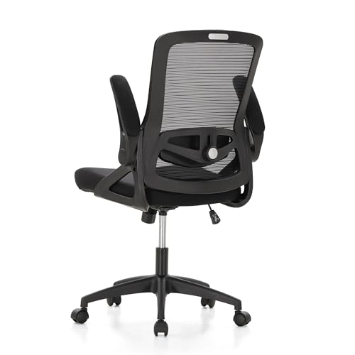 ALPHA HOME Bürostuhl Ergonomischer, Schreibtischstuhl Höhenverstellbar Chefsessel Ergonomisch Computerstuhl mit Verstellbarer Lendenwirbelstütze, Armlehne,Wippfunktion bis 160kg belastbar von ALPHA HOME