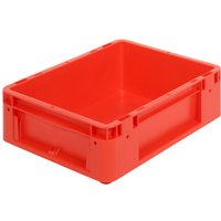 Alpha Eurobox Premium aus PP mit geschlossenen Wänden, HxBxT 120 x 400 x 300 mm, rot von ALPHA Paletten