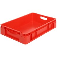 Alpha Eurobox Premium aus PP mit geschlossenen Wänden, HxBxT 120 x 600 x 400 mm, rot von ALPHA Paletten