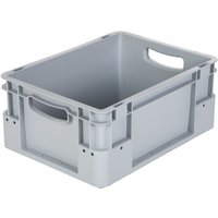 Alpha Eurobox Premium aus PP mit geschlossenen Wänden, HxBxT 180 x 400 x 300 mm, grau von ALPHA Paletten