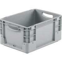 Alpha Eurobox Premium aus PP mit geschlossenen Wänden, HxBxT 220 x 400 x 300 mm, grau von ALPHA Paletten