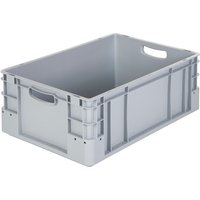 Alpha Eurobox Premium aus PP mit geschlossenen Wänden, HxBxT 220 x 600 x 400 mm, grau von ALPHA Paletten