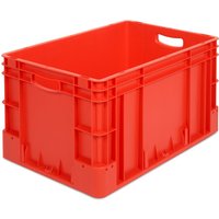 Alpha Eurobox Premium aus PP mit geschlossenen Wänden, HxBxT 320 x 600 x 400 mm, rot von ALPHA Paletten