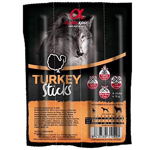 ALPHA SPIRIT Stick Pute | 16x 4er Hundesnack von ALPHA SPIRIT