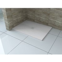 32 mm Duschtasse marbella 120 x 80 cm in weiß von ALPHABAD