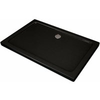 Alphabad - 50 mm Duschtasse 80 x 90 cm (schwarz) - Schwarz von ALPHABAD