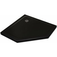 50 mm Duschtasse für poligo 100 x 100 (schwarz) - Schwarz von ALPHABAD