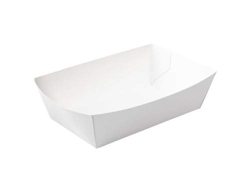 50 weiße Schalen aus Karton 350 ml von ALPHAFORM