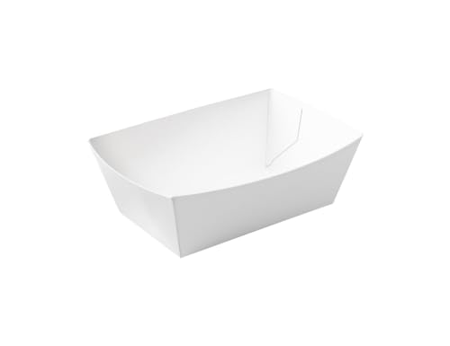 ALPHAFORM 50 weiße Schalen aus Karton 200 ml von ALPHAFORM