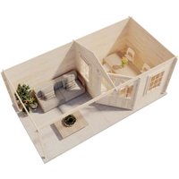 Alpholz 5-Eck Gartenhaus Mosel Gartenhaus aus Holz, Holzhaus mit 40 mm Wandstärke inklusive Terrasse Blockbohlenhaus Alpholz 5-Eck Gartenhaus Mosel Gartenhaus aus Holz, Holzhaus mit 40 mm Wandstärke inklusive Terrasse Blockbohlenhaus von ALPHOLZ