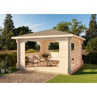Alpholz - Gartenpavillon Modell Ibiza Gartenpavillon aus Holz, Gartenhütte Gartenlaube von ALPHOLZ