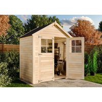 Gerätehaus Osterbek Gerätehaus aus Holz, Geräteschrank mit 19 mm Wandstärke, Gartenhaus mit Montagematerial - Alpholz Gerätehaus Osterbek Gerätehaus aus Holz, Geräteschrank mit 19 mm Wandstärke, Gartenhaus mit Montagematerial - Alpholz von ALPHOLZ