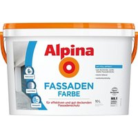 Fassadenfarbe 10 l weiß matt Fassadenfarbe - Alpina von Alpina