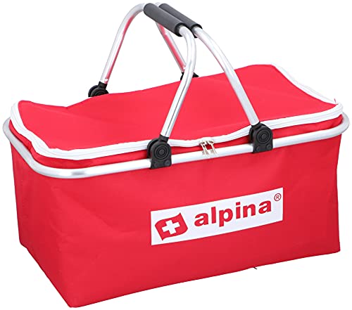 Alpina Kühltasche rot mit Griff von alpina