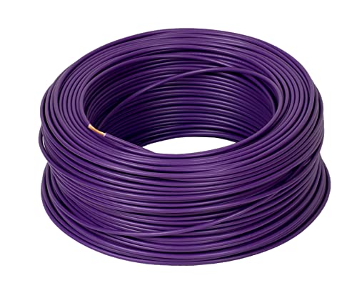 10 Meter ALPTEG H07V-K Kabel 1,5 mm² violett von ALPTEG