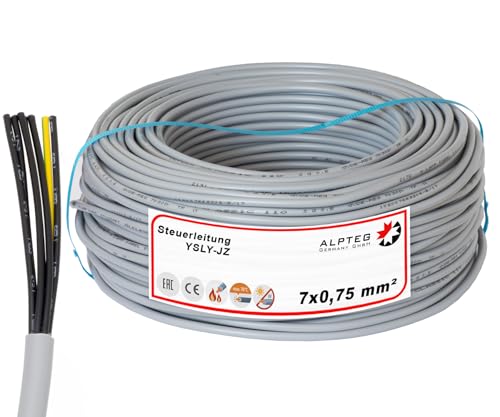 ALPTEG YSLY-JZ PVC Steuerleitung flexibel (Meterware - 7x0,75mm²) von ALPTEG