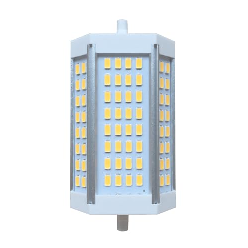 ALQFFHL R7S 118mm LED Glühbirne 30W, Doppelendige J-Typ Flutlichter, 200W Halogenbirne äquivalent, 3000 LM, Dimmbar LED Leuchtmittel Stablampe, Wände Sicherheit Böden Glühbirnen (Kaltes Weiß 6000K) von ALQFFHL
