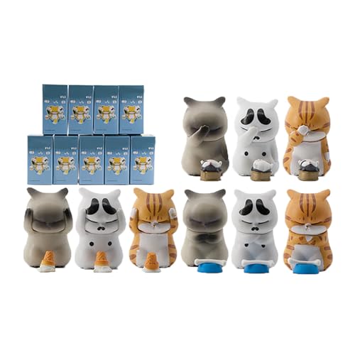 ALQFHFY Blinde Kiste Ganze Kiste 9 Stück,Blind Box Spielzeug Sammelfiguren | – Utopische Schöpfung,betrübt Kätzchen ALQFHFY Blinde Kiste Ganze Kiste 9 Stück,Blind Box Spielzeug Sammelfiguren | – Utopische Schöpfung,betrübt Kätzchen von ALQFHFY