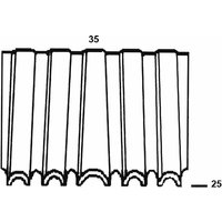 Alsafix - Wellennägel Type WN35 25 mm verzinkt Wellenstärke 3 mm (5000 Stück) von ALSAFIX