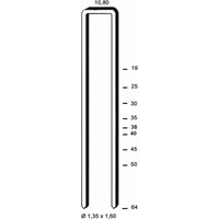 Klammern Type l 25 mm aus Stahldraht verzinkt (19100 Stück) - Alsafix von ALSAFIX