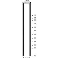 Klammern Type z 64mm passend zu Druckluftnagler, Stahldraht verzinkt - 5000 Stück - Alsafix Klammern Type z 64mm passend zu Druckluftnagler, Stahldraht verzinkt - 5000 Stück - Alsafix von ALSAFIX