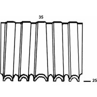 Wellennägel Type WN35 25 mm verzinkt Wellenstärke 3 mm (5000 Stück) - Alsafix von ALSAFIX