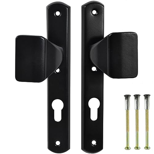 ALSTEN TECH 2er Türknauf Set 72 mm Türgriff Ziehgriff Torgriff für Pforten und Tore mit Langschild Türbeschlag Torbeschlag Türklinke universeller Haltegriff Satzgriff Schwarz ALSTEN TECH 2er Türknauf Set 72 mm Türgriff Ziehgriff Torgriff für Pforten und Tore mit Langschild Türbeschlag Torbeschlag Türklinke universeller Haltegriff Satzgriff Schwarz von ALSTEN TECH