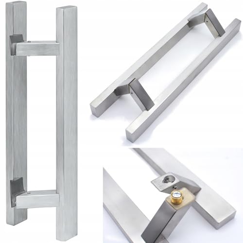 ALSTEN TECH Haltegriff Edelstahl gebürstet satiniert 20x40 460 mm Türbeschlag Doppelgriff rechteckig 45 Grad für Glastüren Holztüren PVC Aluminium Innen Außen ALSTEN TECH Haltegriff Edelstahl gebürstet satiniert 20x40 460 mm Türbeschlag Doppelgriff rechteckig 45 Grad für Glastüren Holztüren PVC Aluminium Innen Außen von ALSTEN TECH