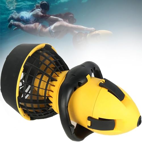 ALSUP 300W Elektrischer Unterwasser-Scooter, Intelligenter wasserdichter Unterwasser-Scooter mit zwei Geschwindigkeiten, Abenteuer-Pool-Ausrüstung mit Action-Kamera-Halterung von ALSUP
