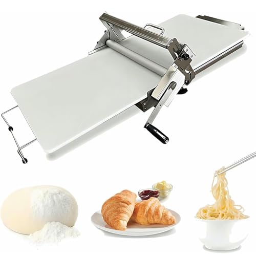 ALSUP Faltbare Teigschneidemaschine, Edelstahl-Arbeitsplatten-Teigwalze mit einstellbarer Dicke für kommerzielle Bäckerei, Pizza und Blätterteig, für den Gewerblichen und Privaten Gebrauch,Type400 ALSUP Faltbare Teigschneidemaschine, Edelstahl-Arbeitsplatten-Teigwalze mit einstellbarer Dicke für kommerzielle Bäckerei, Pizza und Blätterteig, für den Gewerblichen und Privaten Gebrauch,Type400 von ALSUP