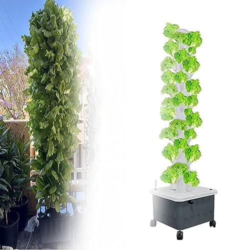 ALSUP Hydroponic Tower, Aquaponics Grow System, Hydroponic Growing System Kits, 45-Hole Plant Machine, Vertical Hydroponics, for Home Kitchen Gardening Fruit and Vegetables von ALSUP