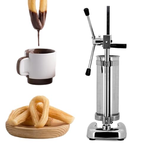 Kommerzielle Manuelle Spanische Donut-Churro-Maker-Maschine, Manueller Churro-Makermit 5 Arten von Formen, für Restaurants und Bäckereien,3L Kommerzielle Manuelle Spanische Donut-Churro-Maker-Maschine, Manueller Churro-Makermit 5 Arten von Formen, für Restaurants und Bäckereien,3L von ALSUP
