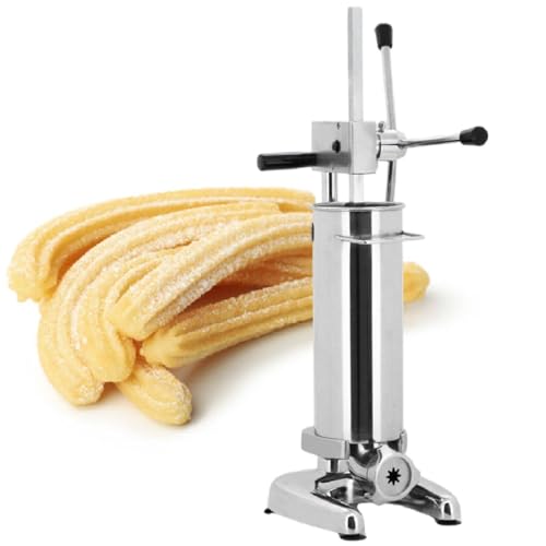 Kommerzieller Manueller Churro-Maker – Spanische Churrera-Maschine aus Edelstahl, Frucht-Donut-Maschine, Wurstfüllmaschine, für Restaurants und Bäckereien,3L Kommerzieller Manueller Churro-Maker – Spanische Churrera-Maschine aus Edelstahl, Frucht-Donut-Maschine, Wurstfüllmaschine, für Restaurants und Bäckereien,3L von ALSUP