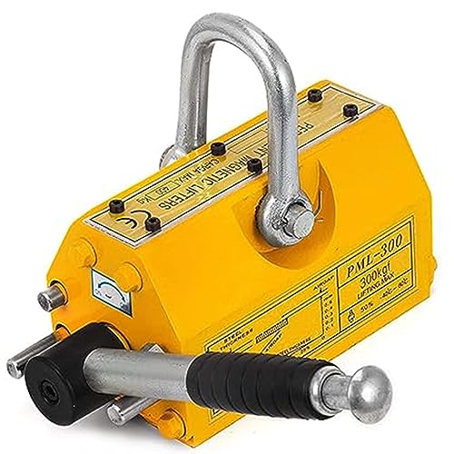 Lasthebemagnet Permanentmagnetischer Lasthebemagnet Magnetischer Lasthebemagnet Handgesteuerter Gabelhebemagnet Neodym Lasthebemagnet Handgesteuerter Gabelhebemagnet,100KG von ALSUP