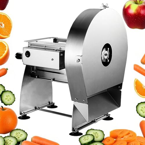 Manueller GemüSe Und Obstschneider-Scheibenförmig, Kommerziell Edelstahl Aufschnittmaschine 0-10mm Einstellbar Für Obst Und Gemüse von ALSUP