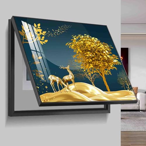ALSUPEU Electric Meter Box Decorative Painting Meter Cover Decorative Modern Electric Meter Decorative Panel Cover, Decorative Electric Box Cover, Meter Box Cover,003,40 * 30cm von ALSUPEU