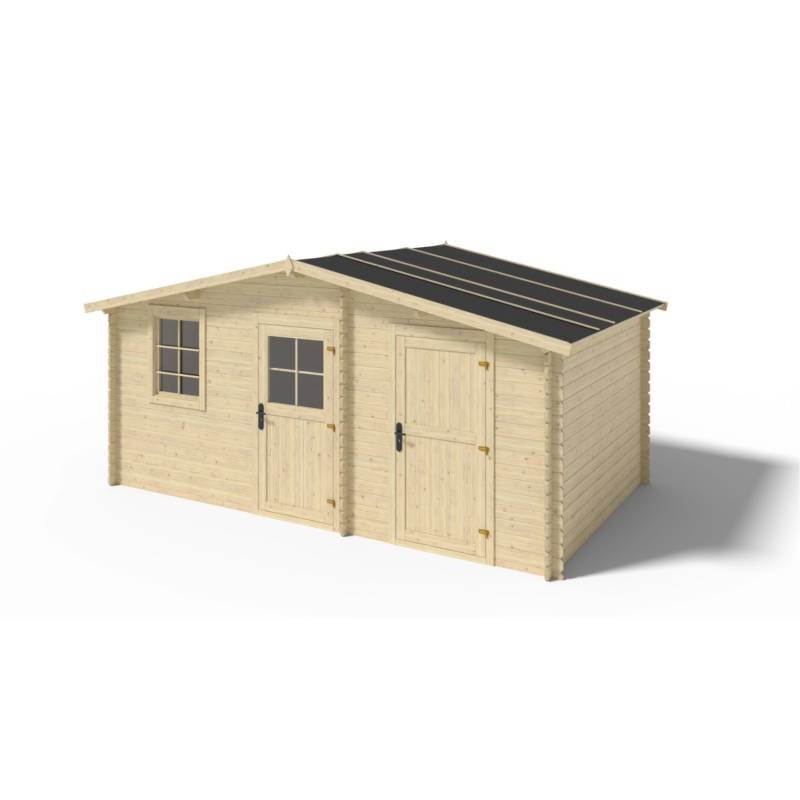 Altanka Gartenhaus   Gerätehaus 15 m2   5x3 m   28 mm   DOM578 von ALTANKA