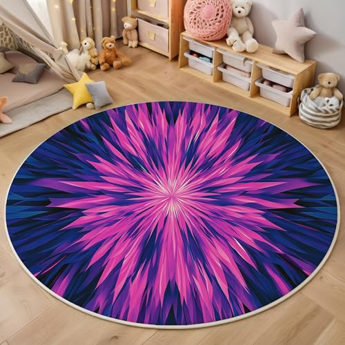 3D Rund Rötlich-Violett Wunderschöner Sternenexplosion 100Cm Kinder Jugendliche Jungen Teppich Schlafzimmer Stuhl Matte Kinderzimmer Wohnzimmer Abstrakte Kunst Weichem Balkon Korridor Kinderteppiche 3D Rund Rötlich-Violett Wunderschöner Sternenexplosion 100Cm Kinder Jugendliche Jungen Teppich Schlafzimmer Stuhl Matte Kinderzimmer Wohnzimmer Abstrakte Kunst Weichem Balkon Korridor Kinderteppiche von ALTCIRNMD