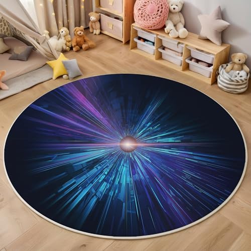 ALTCIRNMD 3D Rund Blau-Lila Strahlenexplosion 140Cm Kinder Jugendliche Jungen Teppich Schlafzimmer Stuhl Matte Kinderzimmer Wohnzimmer Abstrakte Kunst Weichem Balkon Korridor Kinderteppiche ALTCIRNMD 3D Rund Blau-Lila Strahlenexplosion 140Cm Kinder Jugendliche Jungen Teppich Schlafzimmer Stuhl Matte Kinderzimmer Wohnzimmer Abstrakte Kunst Weichem Balkon Korridor Kinderteppiche von ALTCIRNMD