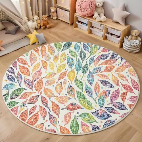 ALTCIRNMD 3D Rund Orange Grün Modeklingen 200Cm Kinder Jugendliche Jungen Teppich Schlafzimmer Stuhl Matte Kinderzimmer Wohnzimmer Retro-Pflanzen Weichem Balkon Korridor Kinderteppiche ALTCIRNMD 3D Rund Orange Grün Modeklingen 200Cm Kinder Jugendliche Jungen Teppich Schlafzimmer Stuhl Matte Kinderzimmer Wohnzimmer Retro-Pflanzen Weichem Balkon Korridor Kinderteppiche von ALTCIRNMD