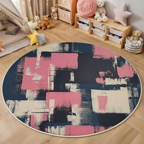 ALTCIRNMD 3D Rund Rosa Rechteckige Blöcke 100Cm Kinder Jugendliche Jungen Teppich Schlafzimmer Stuhl Matte Kinderzimmer Wohnzimmer Abstrakte Geometrie Weichem Balkon Korridor Kinderteppiche ALTCIRNMD 3D Rund Rosa Rechteckige Blöcke 100Cm Kinder Jugendliche Jungen Teppich Schlafzimmer Stuhl Matte Kinderzimmer Wohnzimmer Abstrakte Geometrie Weichem Balkon Korridor Kinderteppiche von ALTCIRNMD