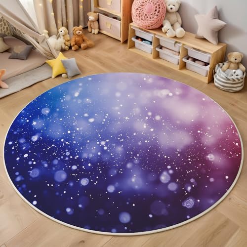 ALTCIRNMD Area Wohnzimmerteppich Schlafzimmerteppich Lila Blau Fallende Schneeflocken Teppich 3D-Gedruckter Soft-Touch,Winterlandschaft Für Kinderzimmer Schlafzimmer Dekoration 100Cm ALTCIRNMD Area Wohnzimmerteppich Schlafzimmerteppich Lila Blau Fallende Schneeflocken Teppich 3D-Gedruckter Soft-Touch,Winterlandschaft Für Kinderzimmer Schlafzimmer Dekoration 100Cm von ALTCIRNMD