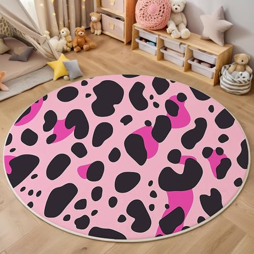 ALTCIRNMD Area Wohnzimmerteppich Schlafzimmerteppich Rosa Schwarz Einfacher Leopardendruck Teppich 3D-Gedruckter Soft-Touch,Tiertexturen Für Kinderzimmer Schlafzimmer Dekoration 200Cm ALTCIRNMD Area Wohnzimmerteppich Schlafzimmerteppich Rosa Schwarz Einfacher Leopardendruck Teppich 3D-Gedruckter Soft-Touch,Tiertexturen Für Kinderzimmer Schlafzimmer Dekoration 200Cm von ALTCIRNMD
