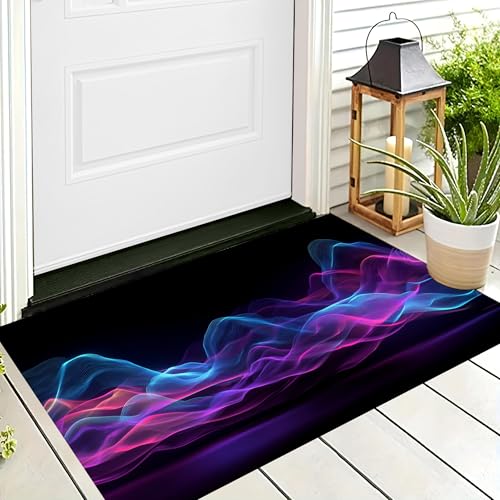 ALTCIRNMD Badteppich rutschfeste,3D-Muster Fußmatte Blau Rosa Wellenkurve,Badezimmer Deko,Abstrakte Kunst Badematte Rutschfester Badezimmerteppich Absorbierender Dekorative,80X120Cm ALTCIRNMD Badteppich rutschfeste,3D-Muster Fußmatte Blau Rosa Wellenkurve,Badezimmer Deko,Abstrakte Kunst Badematte Rutschfester Badezimmerteppich Absorbierender Dekorative,80X120Cm von ALTCIRNMD