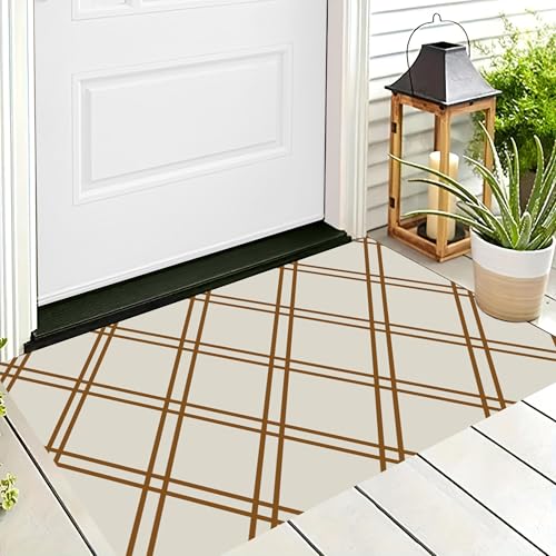 ALTCIRNMD Badteppich rutschfeste,3D-Muster Fußmatte Cremefarben Rautenstreifen,Badezimmer Deko,Strichzeichnungen Badematte Rutschfester Badezimmerteppich Absorbierender Dekorative,80X120Cm ALTCIRNMD Badteppich rutschfeste,3D-Muster Fußmatte Cremefarben Rautenstreifen,Badezimmer Deko,Strichzeichnungen Badematte Rutschfester Badezimmerteppich Absorbierender Dekorative,80X120Cm von ALTCIRNMD