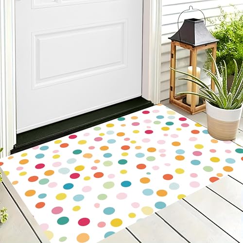 ALTCIRNMD Badteppich rutschfeste,3D-Muster Fußmatte Farbe Einfache Punkte,Badezimmer Deko,Minimal Art Badematte Rutschfester Badezimmerteppich Absorbierender Dekorative,40X60Cm ALTCIRNMD Badteppich rutschfeste,3D-Muster Fußmatte Farbe Einfache Punkte,Badezimmer Deko,Minimal Art Badematte Rutschfester Badezimmerteppich Absorbierender Dekorative,40X60Cm von ALTCIRNMD