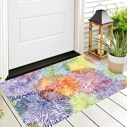 ALTCIRNMD Badteppich rutschfeste,3D-Muster Fußmatte Farbe Feuerwerk Aquarell,Badezimmer Deko,Abstrakte Kunst Badematte Rutschfester Badezimmerteppich Absorbierender Dekorative,80X120Cm ALTCIRNMD Badteppich rutschfeste,3D-Muster Fußmatte Farbe Feuerwerk Aquarell,Badezimmer Deko,Abstrakte Kunst Badematte Rutschfester Badezimmerteppich Absorbierender Dekorative,80X120Cm von ALTCIRNMD