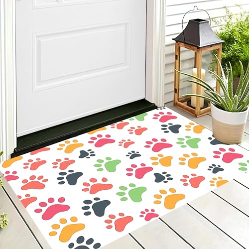 ALTCIRNMD Badteppich rutschfeste,3D-Muster Fußmatte Farbe Süße Hundepfoten,Badezimmer Deko,Abstrakte Kunst Badematte Rutschfester Badezimmerteppich Absorbierender Dekorative,40X60Cm ALTCIRNMD Badteppich rutschfeste,3D-Muster Fußmatte Farbe Süße Hundepfoten,Badezimmer Deko,Abstrakte Kunst Badematte Rutschfester Badezimmerteppich Absorbierender Dekorative,40X60Cm von ALTCIRNMD