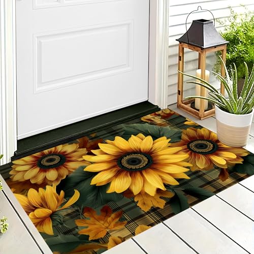 ALTCIRNMD Badteppich rutschfeste,3D-Muster Fußmatte Gelbbraun Gestreifte Sonnenblume,Badezimmer Deko,Geometrische Pflanzen Badematte Rutschfester Badezimmerteppich Absorbierender Dekorative,90X150Cm ALTCIRNMD Badteppich rutschfeste,3D-Muster Fußmatte Gelbbraun Gestreifte Sonnenblume,Badezimmer Deko,Geometrische Pflanzen Badematte Rutschfester Badezimmerteppich Absorbierender Dekorative,90X150Cm von ALTCIRNMD