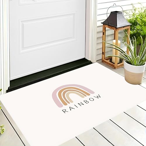 ALTCIRNMD Badteppich rutschfeste,3D-Muster Fußmatte Regenbogenfarben Textstreifen,Badezimmer Deko,Böhmische Kunst Badematte Rutschfester Badezimmerteppich Absorbierender Dekorative,80X120Cm ALTCIRNMD Badteppich rutschfeste,3D-Muster Fußmatte Regenbogenfarben Textstreifen,Badezimmer Deko,Böhmische Kunst Badematte Rutschfester Badezimmerteppich Absorbierender Dekorative,80X120Cm von ALTCIRNMD